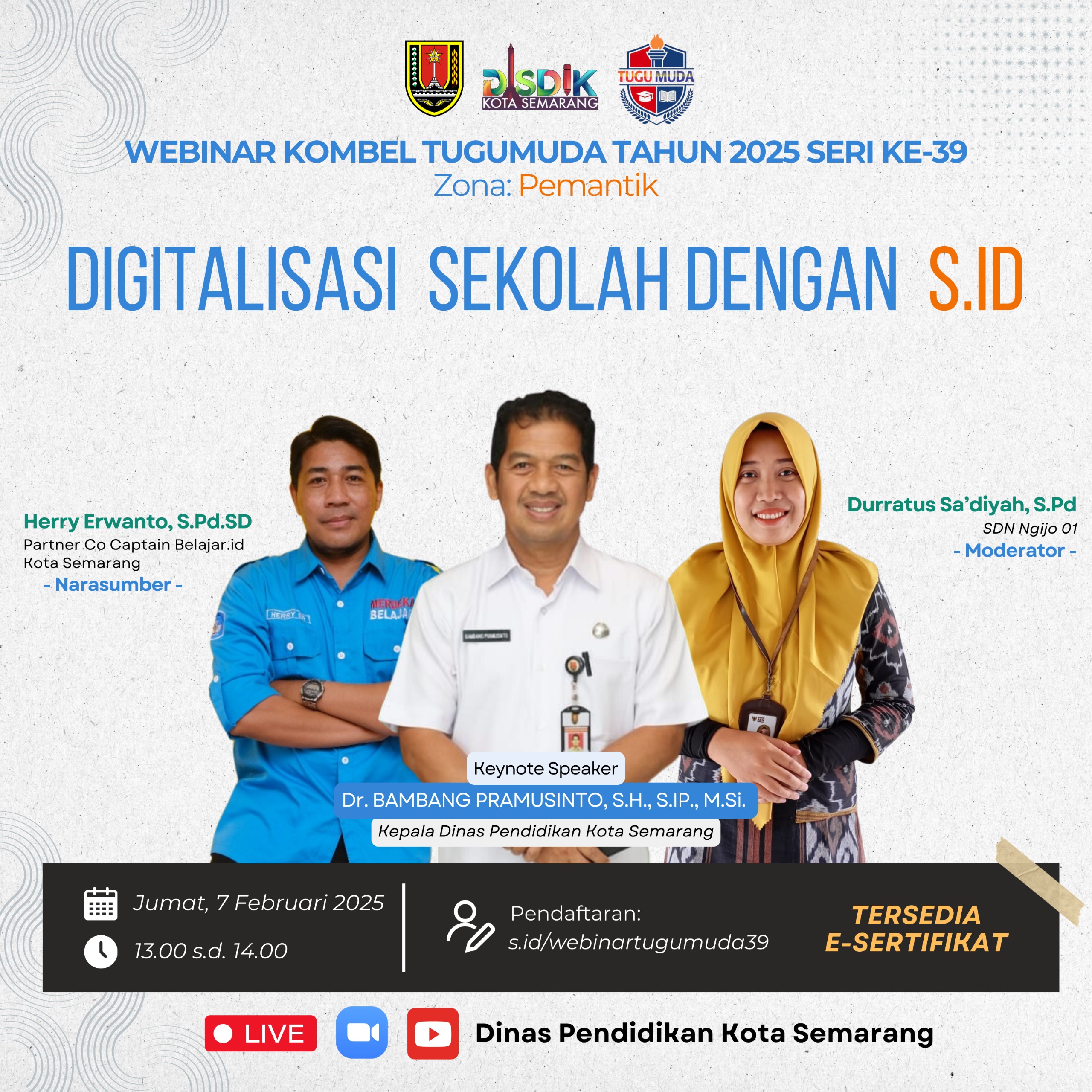 WEBINAR KOMUNITAS BELAJAR TUGUMUDA SERI KE-39